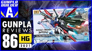 รีวิวกันพลา HG GUNDAM PERFECT STRIKE FREEDOM  GUNPLA REVIEW [upl. by Shannen]