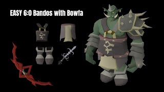 OSRS EASY 60 Bandos with bowfa50 kill trip [upl. by Stiruc696]