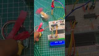 RealTime Motor RPM Display using Reed Sensor amp PWM  Electronics Experiment shorts [upl. by Vladamir]