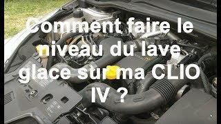 Tuto  Comment faire le niveau lave glace de ma CLIO 4 [upl. by Chally]