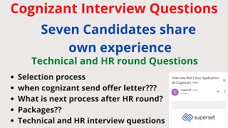 Cognizant Selection Process  Cognizant Latest Interview questions techlecture [upl. by Judith]