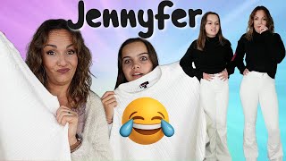 HAUL MERE vs FILLE  mêmes tenues 2 corps différents  Jennyfer [upl. by Horn]