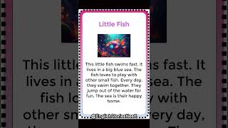 Little Fish Story  English Story  story englishlistening history englishstory english [upl. by Nilauqcaj738]