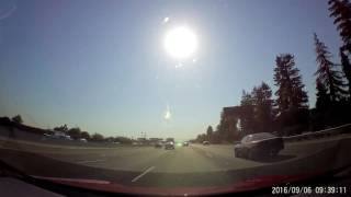 Tesla Autopilot avoid collision [upl. by Akaenahs]