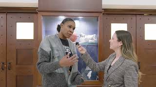 BIG EAST Road Trip Rebekkah Brunson Interview [upl. by Beaston]