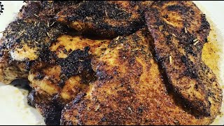 How To Make Blackened Chicken Cutlets [upl. by Kire624]