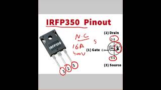 IRFP350 MOSFETirfp350 datasheet [upl. by Ahsimek]