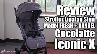 Review Stroller Cocolatte Iconic X Cabin Size  babysasori [upl. by Assetniuq616]