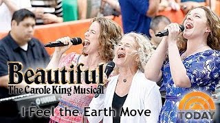 Abby Mueller Chilina Kennedy amp Carole King  quotI Feel the Earth Movequot NBC Today 05Aug2015 [upl. by Suiradel]