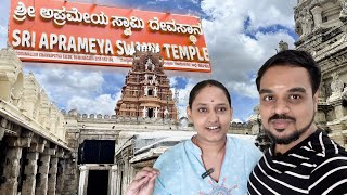 Sri Aprameya Swamy Temple Vlog  Channapatna  1000 Year Old Chola Temple  Story of 2 Nomads [upl. by Esirahs]