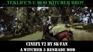 U Mod Witcher 3 Bro Cinefx V2 by SKFan [upl. by Yelrihs]