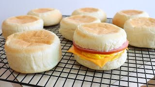 English muffin recipe to use until you become a grandmother  Eggless No Butter [upl. by Ennalyrehc601]