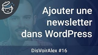 DVA16  Comment intégrer une newsletter dans WordPress [upl. by Nesmat]