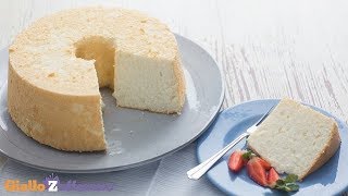 ANGEL CAKE RICETTA ORIGINALE Torta senza latte e senza burro [upl. by Suoirtemed979]