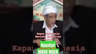 31 ISLAM INDONESIA ngaji mbahmoen nasehat shorts [upl. by Maloy]