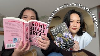 a fall reading vlog 🍂🕵️🔪  a week of thrillers and fantasy books [upl. by Rachael626]