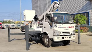 Isuzu NKR 120hp 20 meters aerial lift bucket truck [upl. by Massarelli665]