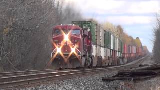 CP 8851 West  Monkland Ontario  Oct 30 2014 [upl. by Eelinnej]