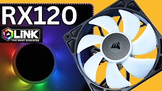 RX120 iCUE LINK case fan from Corsair  A good addition to the iCUE LINK ecosystem [upl. by Ylera750]