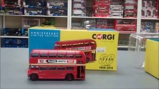 Corgi OM46310 60th Anniverisary 176 Scale Classic Routemaster London Transport [upl. by Paulo]