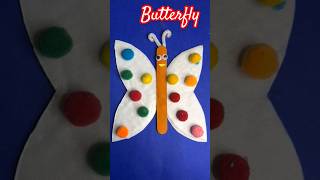 Easy Butterfly Craft from Thermacol plate New Creative Craft Butterfly insects animals trending [upl. by Charleen]