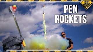 DIY Pen Rockets TKOR Dives Into How To Make a Mini Pen Rocket That Works On Rocket Fuel [upl. by Nameloc]