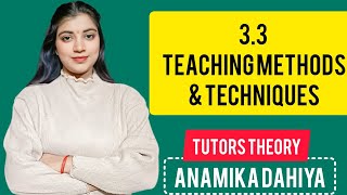 33 Teaching Methods amp Techniques teachingmethod socialscience deled socialstudies tutorstheory [upl. by Nameloc255]