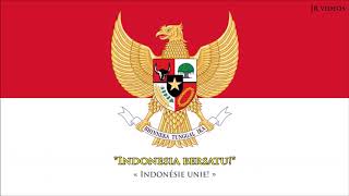 Hymne national de lIndonésie INDFR paroles  Anthem of Indonesia French [upl. by Ria]