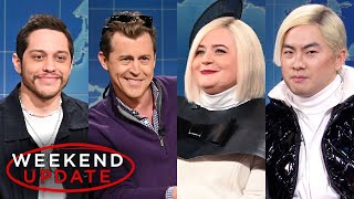 Weekend Update ft Pete Davidson Aidy Bryant Bowen Yang and Alex Moffat  SNL [upl. by Michale913]