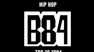 Top 10 Hip hop 1984 [upl. by Yauqaj]