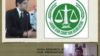 LHCBA Lecture Law Research amp Case Preparation lecture [upl. by Kelvin]