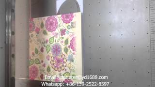 Digital wood printing machine printing onto wood uv printing on wood UV printer China [upl. by Ettener]