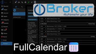 ioBroker FullCalendar amp Anwesenheitssimulation SmartHome intuitiv per Kalender steuern [upl. by Octavia798]