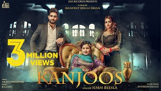 Kanjoos  Official Music Video  Simm Beesla Ft Meher Gill  JB Ghuman  R Guru  Songs 2018 [upl. by Norri58]