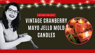 Vintage Cranberry Jello Mold With Mayonnaise [upl. by Eillod]