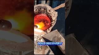 Smelting E waste Gold silver [upl. by Wichman]