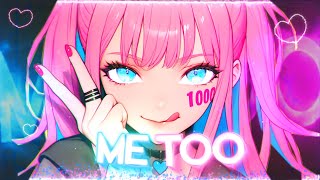 Meghan Trainor  Me Too Sped up  Nightcore Lyrics [upl. by Ahsienel]