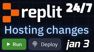 Replit Hosting Update Replit Deployments NO Free plan [upl. by Aleil]