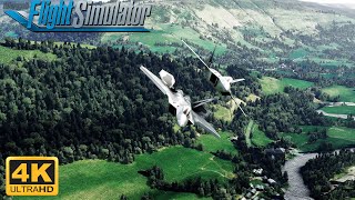 4K Microsoft Flight Simulator 2020 MACH LOOP In The F22 RAPTOR  Ultra Settings  Ft Oranoose [upl. by Hoover]