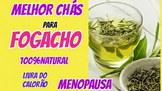 6 MELHORES CHÁS PARA LIVRAR FOGACHOS CALORÃO  NA MENOPAUSA100NATURAL [upl. by Phenica]