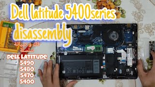 Dell latitude 5490 disassembly SSD replacement تغيير الهارد للابتوب [upl. by Ricardo]