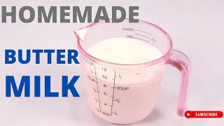 How to Make Buttermilk at Home [upl. by Sabu]