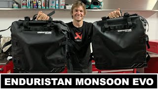 Enduristan Monsoon Evo Panniers  Lyndon Poskitt Racing [upl. by Aikemal]