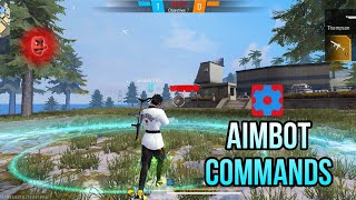 OB46 SetEdit👺 AimBot 🎯 999🥴 Commands 📂  💯 Use These Commands 📲  freefire setedit aimbot [upl. by Uchish]