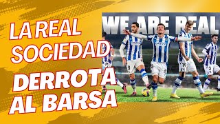 La Real Sociedad derrota al Barcelona en Anoeta Becker marca y Lewandowski sufre polémica anulación [upl. by Hodge]