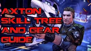 Borderlands Axton Skill Tree and Gear Guide with Demonite [upl. by Dnalor713]