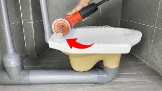 Why didnt the plumber near me tell me this Installing the toilet is extremely simple [upl. by Llehsram55]