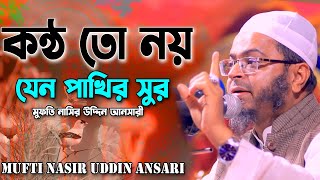 Mufti Nasir Uddin Ansari New Waz 2023 মুফতি নাসির উদ্দিন আনসারী কন্ঠ তো নয় যেন পাখির সুর [upl. by Chard]