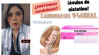 OVULOS DE NISTATINA  CADIDIASIS doctora leon [upl. by Merci]