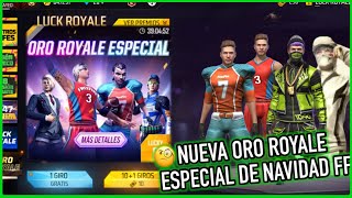 Nueva Oro Royale Especial de Navidad que Llegara a Free Fire Latam 🎁😎  JORGEPLAYED [upl. by Nonaihr]